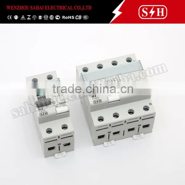 2P RCD 30mA 63A 4P ID RCCB Auto Protection Circuit Breaker photo-4