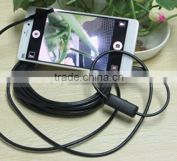 5.5mm Diameter 1M/2M/3.5M/5M Long 300,000 Pixels Micro USB Android Endoscope photo-3