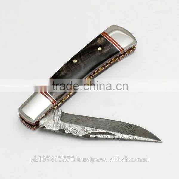 Damascus Folding Knife photo-3