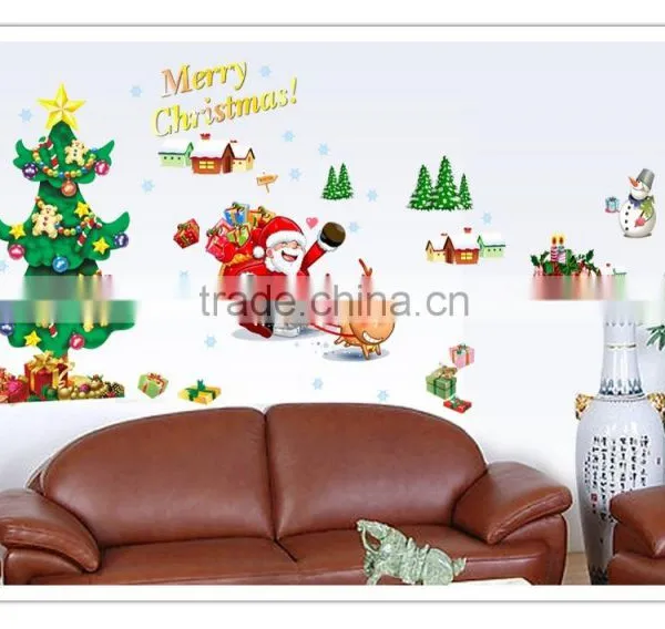 ALFOERVER PVC Merry Christmas Decals,christmas Pvc Decals,pvc Removable Decals photo-5