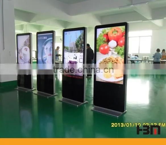 46 Inch Floor Stand Shopping Mall Advertisement LED Kiosk