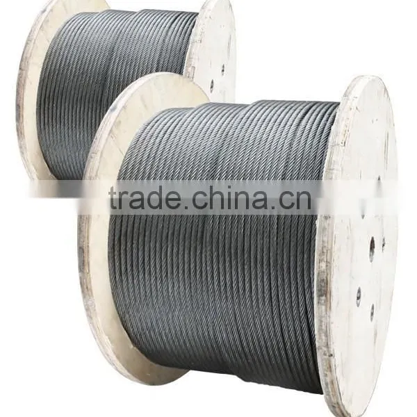 6X19W+IWS 9.5mm Galvanized Steel Wire Rope photo-2