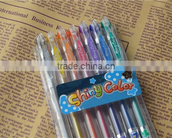 Glitter Gel Pen With 7 or 12colors photo-6