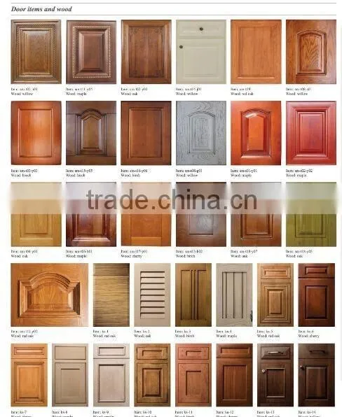 Cherry Wood Benchtop Kitchen Wall Hanging Cabinet Made in China photo-3
