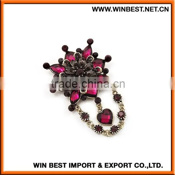 China Wholesale Bowknot Brooch, Brooches in Bulk,rhinestone Brooches photo-2