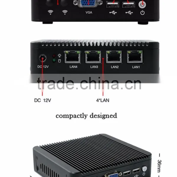 Intel Cpu Vga Mini pc Mini Desktop pc With VGA Industrial Computer photo-4