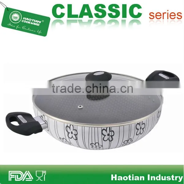 Season Aluminum Non-stick Big Commercial Wok