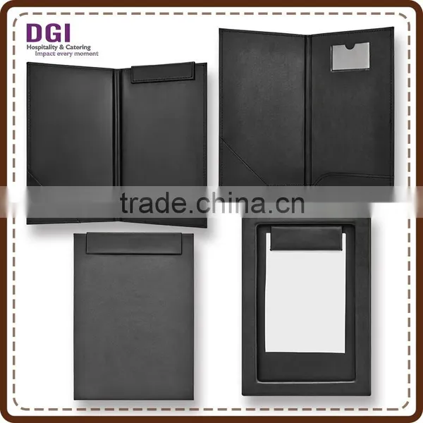 Hotel Used Bill Folder Guest Check Folder pu Menu Holders Pvc Check Holder