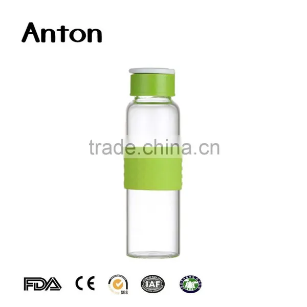 10oz 2016 Promotional Durable Borosilicate Glass Water Bottles With Portable Handle Starbucks Water Starbucks Water Bottle photo-2