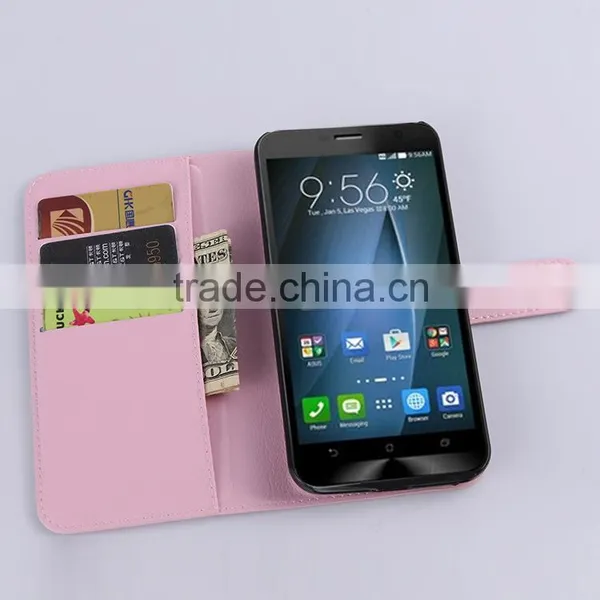 For ASUS Zenfone 2 Leather Case, For ASUS Zenfone 2 Wallet Leather Case photo-4