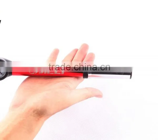High Pressure Durable Aluminum JL9614 06 With Pressure Gauge Mini Bicycle Air Pump photo-5