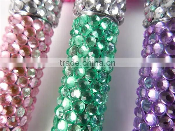 Wholesale Newest Corlorful Mini Crystal Bling Metal Ball Pen Made In China photo-3