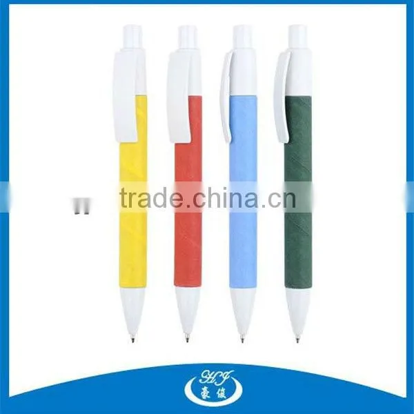 Cheap Promotional Paper Ball Pens,Paper Inside Pen