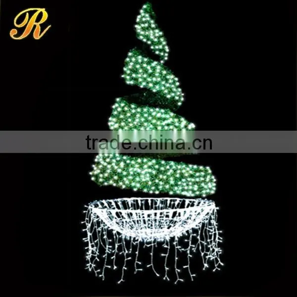Christmas Led Spiral White Light House Ceiling Decoration photo-4