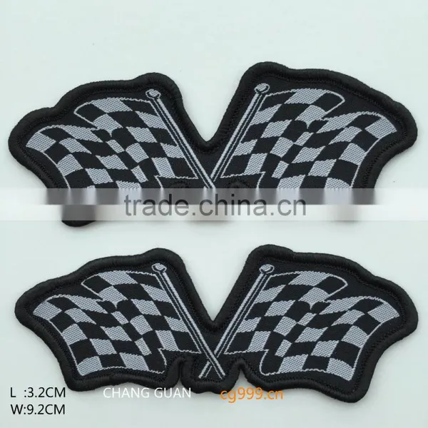 The Flag Iron on Clothing Woven Labels