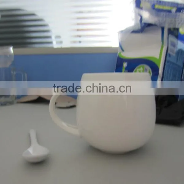 Wholesale White 10 oz Porcelain Couple Mugs photo-5