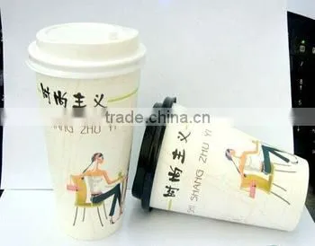 Eco-friendly Material Top Quality Logo Printed Custom Paper Cup photo-2