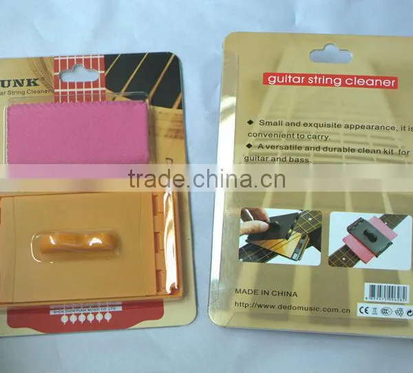 Quick-Set Guitar Accessories Wool Felt Guitar Strings Cleaner With Cleaning Cloth Gift photo-4