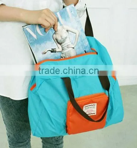 Waterproof Nylon Foldable Shopping Bag for Women photo-3