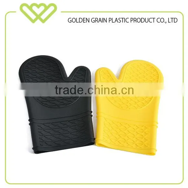 Heat Resistant Softtextile Silicon Kitchen BBQ Cooking Glove photo-3