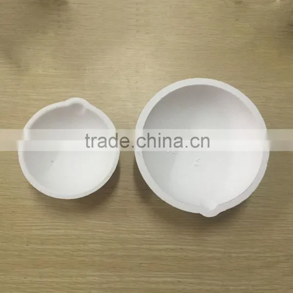 100g-2500g Melting Quartz Crucible Pot for Casting Metal photo-2