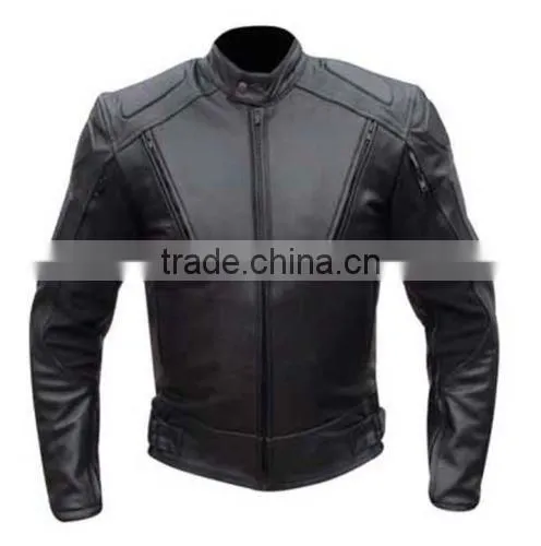 ARMOUR LEATHER MOTOR BIKE RACING JACKET photo-2