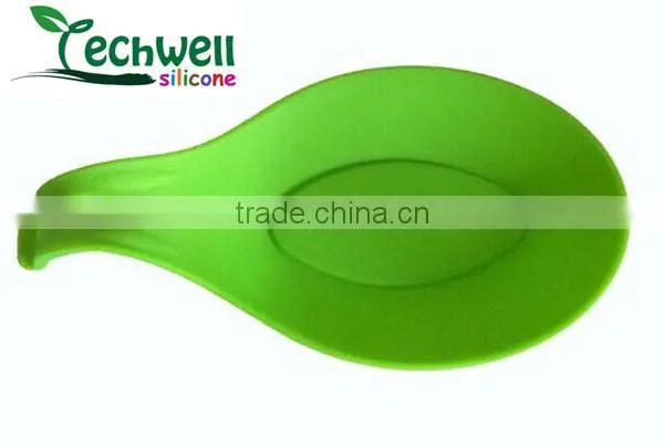 100% Food Grade Silicone Multifunctional Big Silicone Spoon Rests photo-2