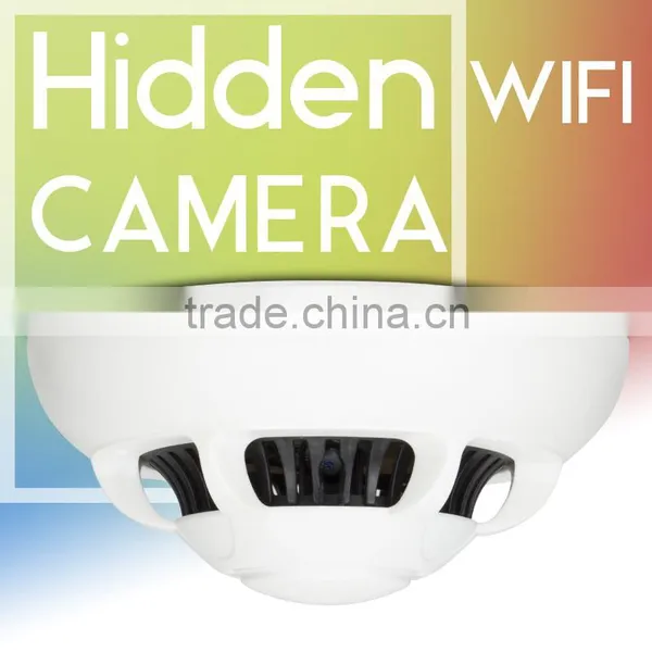 Vitevision Well Concealed Smoke Alarm Detector Design Wifi Wireless Wall Hidden Camera