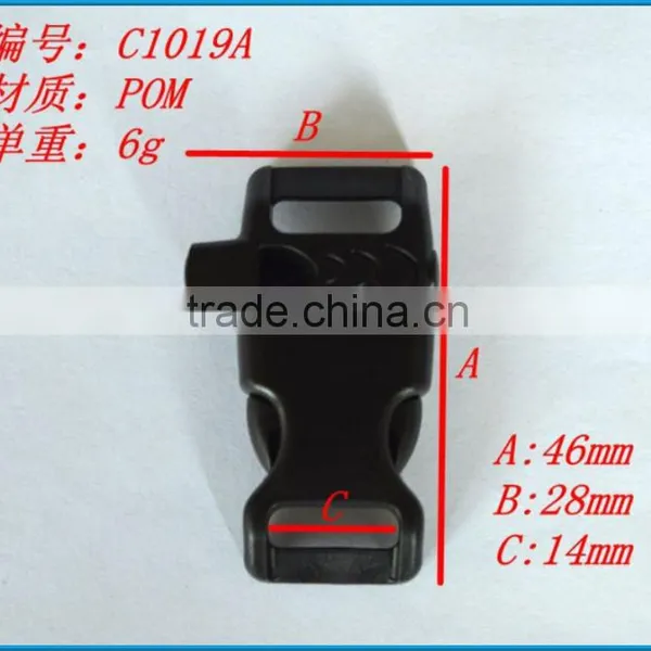 Colorful Whistle Plastic Buckles For Paracord Bracelet Grow In the Dark Whistle Buckle photo-4