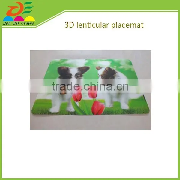 Custom Lenticular Plastic 3D Placemats of Animal photo-2