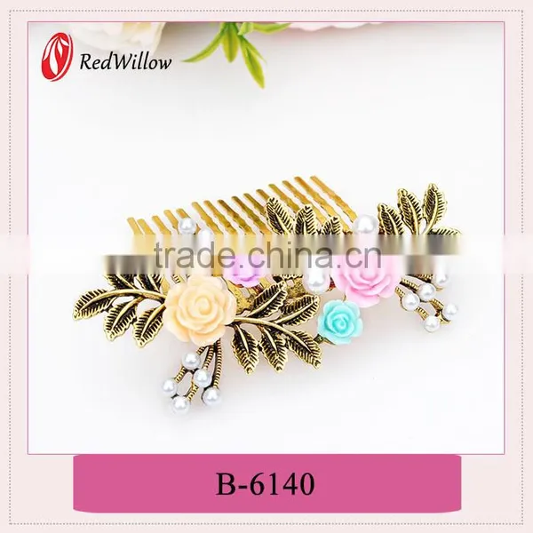 Wholesale Products China White Rhinestone Hair Claws,alloy Pearl Hair Claws,beautiful Hair Claw photo-4