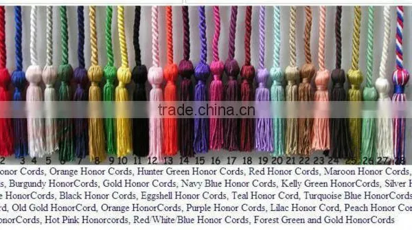 Best Seller 12 Single Color For Graduation Honor Cord photo-2