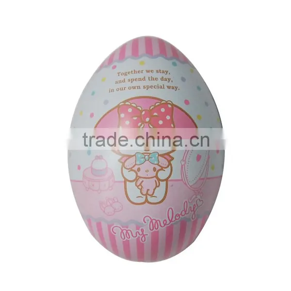 Fashion Design Gift Tin Box Easter Promotional Gifts Metal Egg Tin Box photo-2