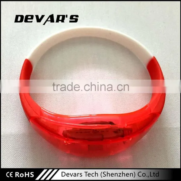 Cheap Custom Logo Party City Customized PVC Lighted Wristbands Supplier's Choice photo-3