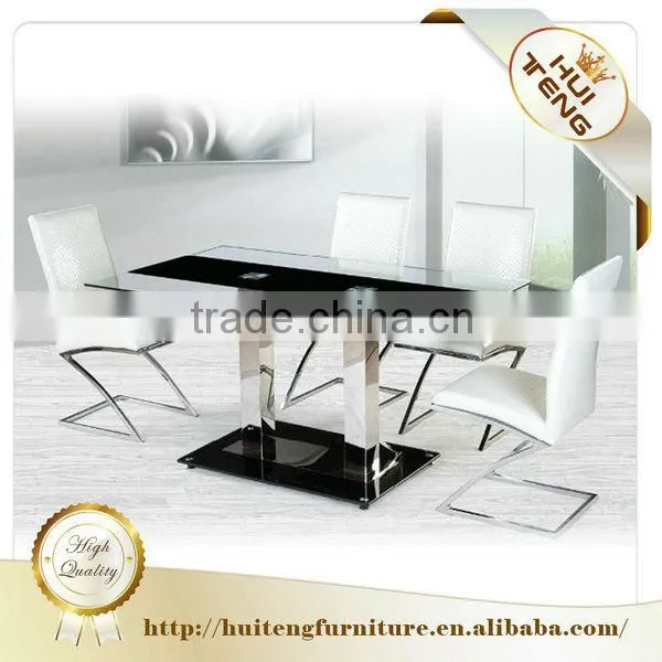 Hot Sale Modern Tempered Glass Dining Table