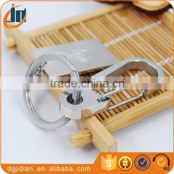 High Quality Flat Snap Hook Metal Key Chain Wholesale photo-4