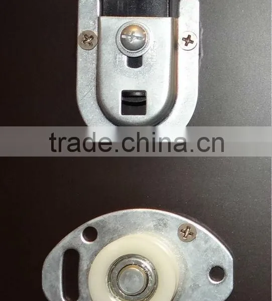2 Set Wardrobe Component Steel Plate Concave Wheel Sliding Door Roller photo-3
