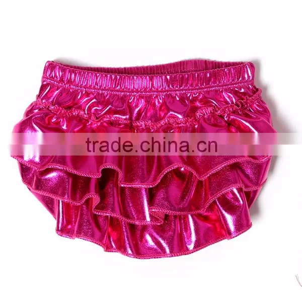 2016 Newborn Baby Kids Shiny Ruffle Shorts Wholesale photo-3