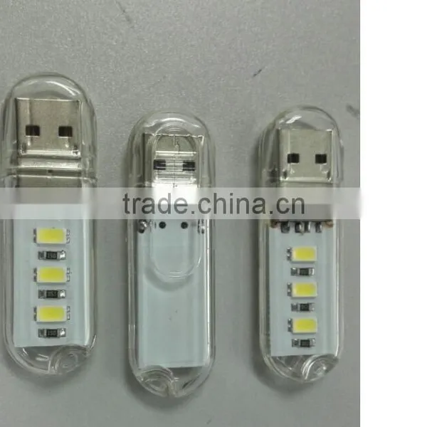 3 LED USB Light Flash Drive USB Light 3 LED USB Night Light Lamp , Usb Led Factory Wholesale Price Stock Available photo-3