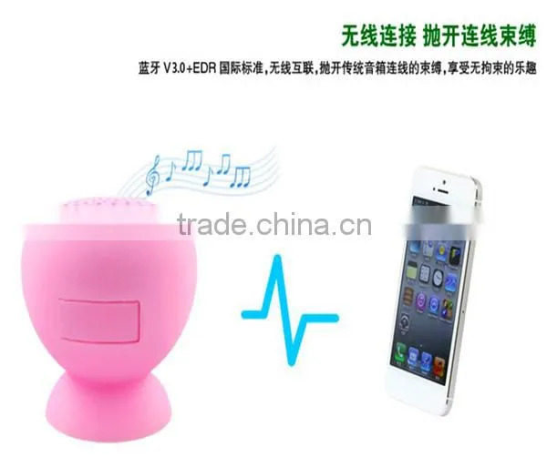 Mini Mushroom Wireless Bluetooth Speaker Waterproof Silicone Sucker Hands Free Speakers For Apple & Android Devices PC Computer photo-2