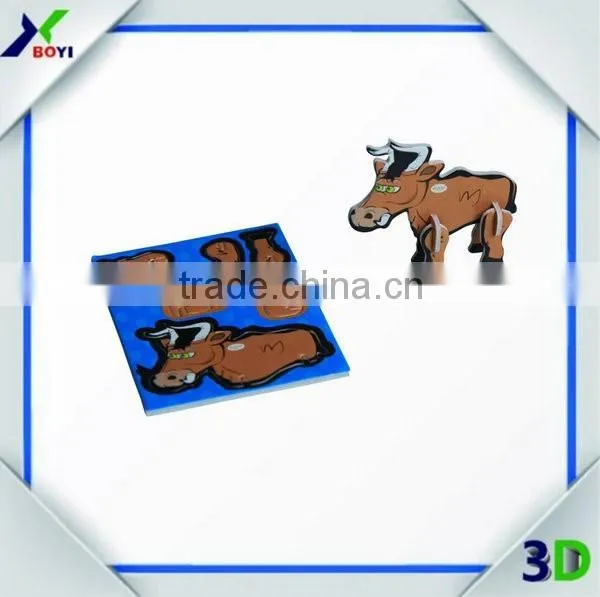 2014 Best Selling Wholesale Promotion Gift Funny EPS Cartoon Puzzle Game 3d photo-2