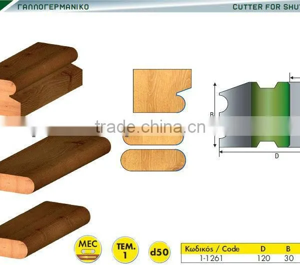 Rounding Shutter Carbide Cutter