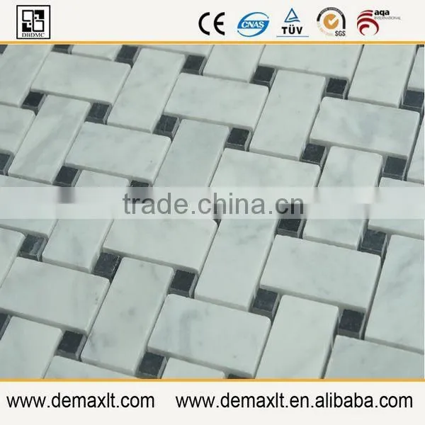 China Wholesale White Tactic Stone Mosaic photo-2