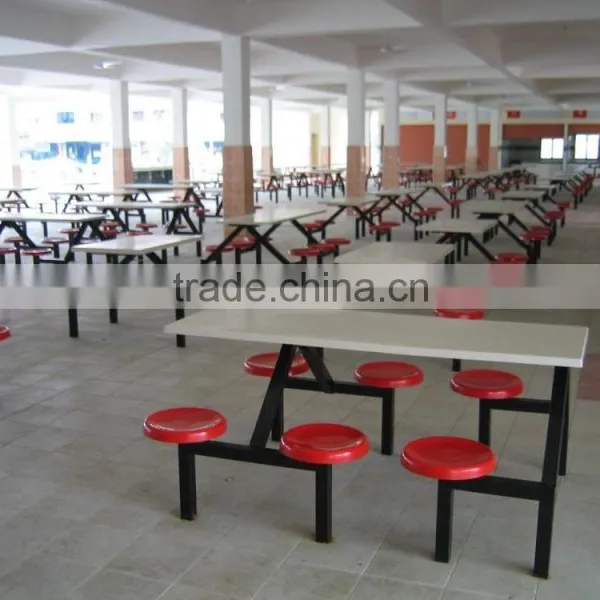 FRP Six-seater Dining Table & Chair, Fiberglass Chair, Fibreglass Table photo-2