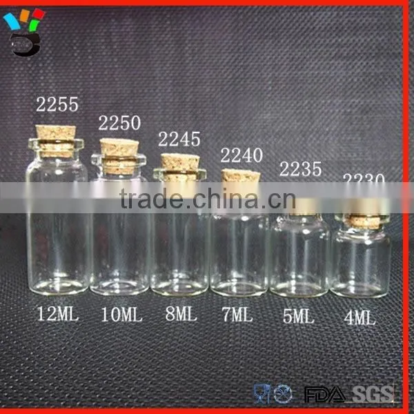 Glass Vials Manufacturer Glass Vials With Cork photo-2