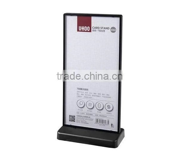 UHOO Table Card Display Plastic Upright Menu Ad Frame