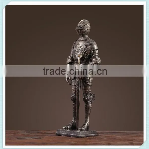 Resin Gothic Armour Knight Figurine Gothic Armour Knight Statue for Home Decoration photo-2