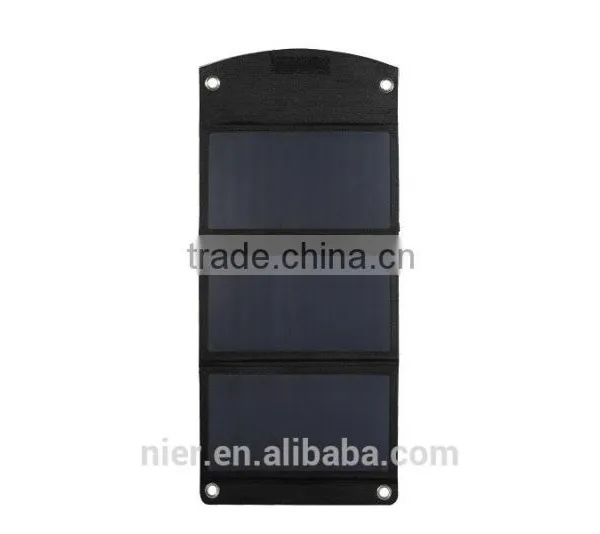2016 High Efficiency Solar Pack Portable Solar Cells Bag 14 Watts Charge for Mobile Phones photo-3