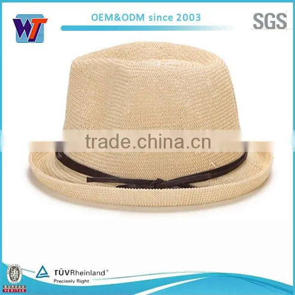 2015 Felt Satin Kippah Brim Hat Bulk Top Hats for Men photo-2