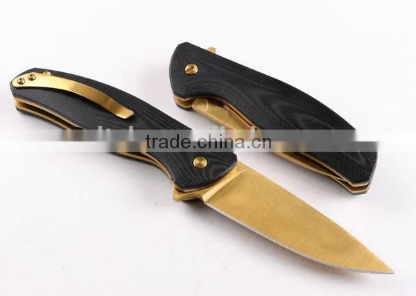 OEM Golden Blades Hunting Military Knife With G10 Handle photo-2